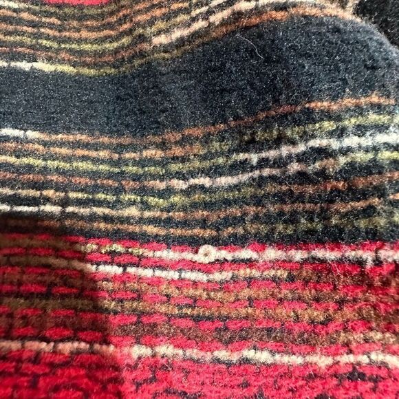 Jack by BB Dakota‎ southwest Tweed Blazer Jacket Red Black Small western - Picture 7 of 9